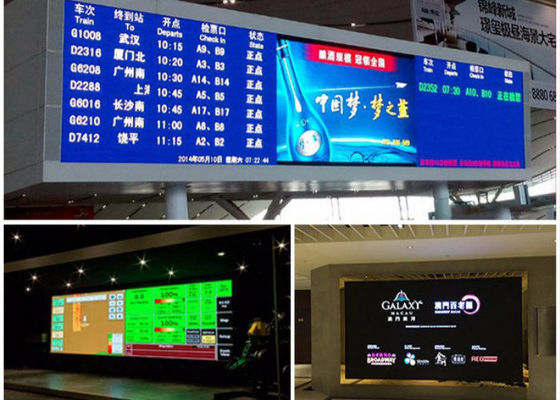 Angolo di visione del video di parete del LED ampio dei pannelli PH3mm HD schermo della pubblicità TV