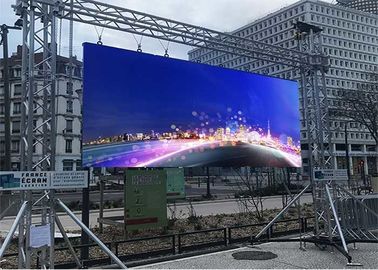 Full Color Rental LED Video Wall P12 Outdoor Advertising Display 6500 Cd/M2