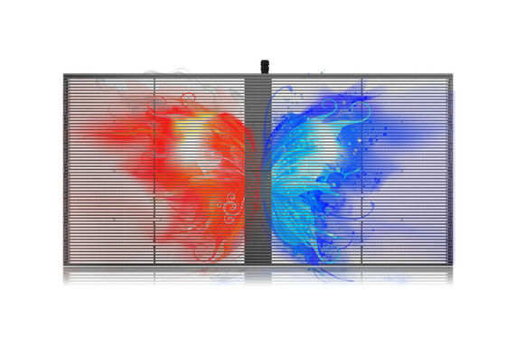 Alta luminosità Indoor Outdoor SMD P2.84 P20 Full Color Video Wall LED Mesh in vetro