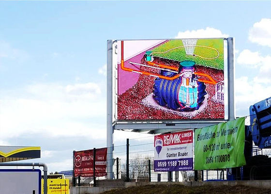 P10mm all'aperto ha riparato l'esposizione di LED di alluminio impermeabile del Governo dell'installazione 800x1200mm per esposizione principale via esterna