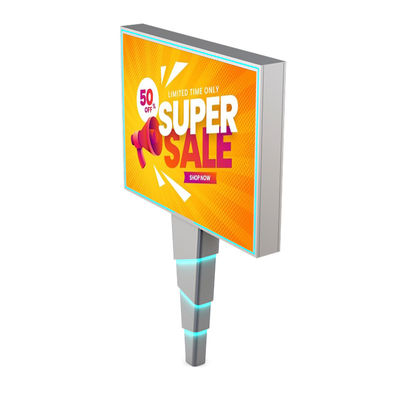 Facile installazione 8000nits IP65 p6 in acciaio all'aperto led cartelloni pubblicitari digitali