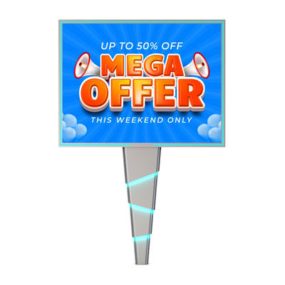 Facile installazione 8000nits IP65 p6 cartellone pubblicitario all'aperto