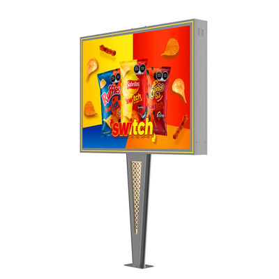 IP65 acciaio impermeabile p6 8000nits schermo digitale all'aperto a led cartelloni pubblicitari
