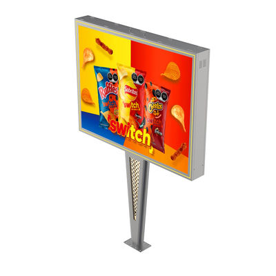 IP65 acciaio impermeabile p6 8000nits schermo digitale all'aperto a led cartelloni pubblicitari