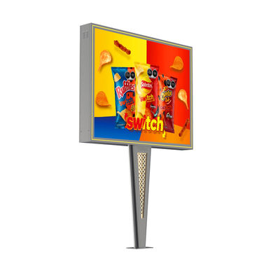 IP65 acciaio impermeabile p6 8000nits schermo digitale all'aperto a led cartelloni pubblicitari