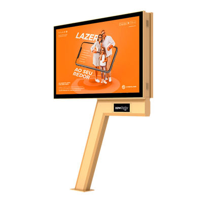 Display digitale facile da installare 8000nits IP65 P6 6mm pixel pitch schermo a led in acciaio cartellone pubblicitario esterno