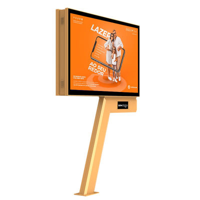Display digitale facile da installare 8000nits IP65 P6 6mm pixel pitch schermo a led in acciaio cartellone pubblicitario esterno