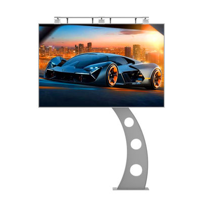 IP65 impermeabile p6 8000nits schermo digitale pubblicitario in acciaio