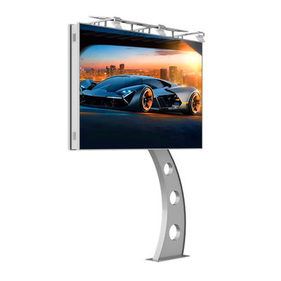 IP65 impermeabile p6 8000nits schermo digitale pubblicitario in acciaio