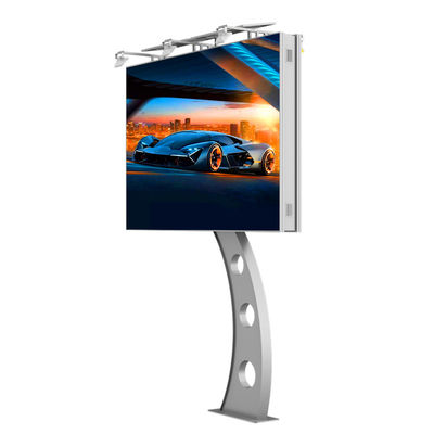 IP65 impermeabile p6 8000nits schermo digitale pubblicitario in acciaio