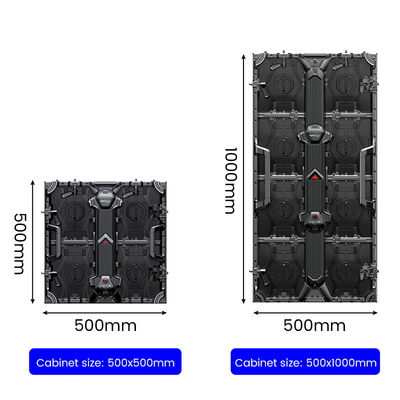 P3.91 Display a LED a noleggio di palcoscenico con frequenza di variazione del fotogramma 50/60 Hz e luminosità di 800 cd/m2