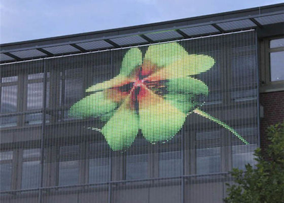 Schermi di visualizzazione trasparente all'aperto del LED di alta luminosità Governo di 1000mm x di 500mm