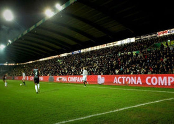 Colore pieno di pubblicità principale all'aperto dell'esposizione di LED di perimetro di sport degli schermi di P12 P16