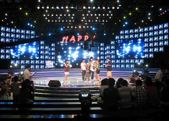 Livello grigio dei multi di funzione LED video dello schermo P3.91 1000 dei pidocchi bit dell'interno di luminosità 16