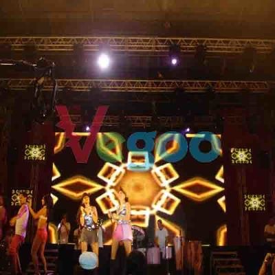 Esposizione di LED dell'interno di colore pieno di P4 IP31 400w 2000nits