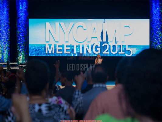 Esposizione di LED locativa dell'interno pubblica di evento SMD2020 840nits P3.91