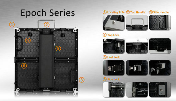 Esposizione di LED locativa di 280W/M2 P3.91 1200nits 500*1000mm