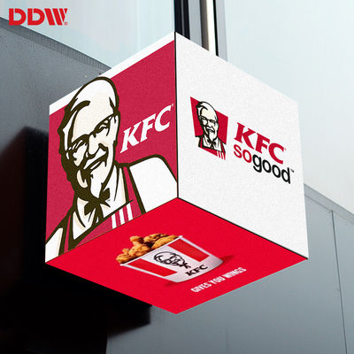 La pubblicità impermeabile all'aperto ha condotto lo schermo del cubo, esposizione del cubo principale pixel P2.5