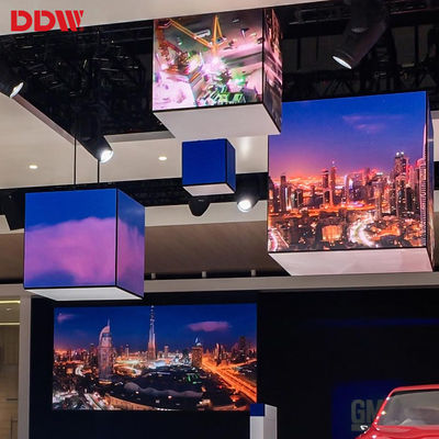 L'abitudine dell'interno P2.5mm ha condotto il cubo magico, schermo video ha condotto l'esposizione del cubo