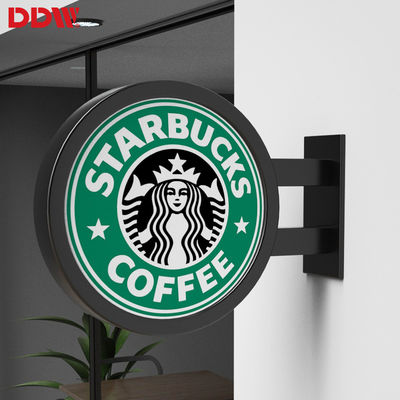 Segno rotondo all'aperto P4.68 LED, esposizione principale circolare di logo