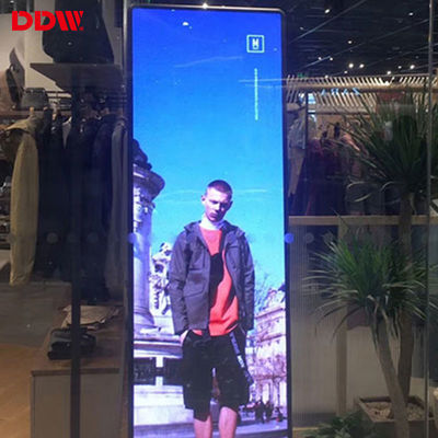 Schermo a specchio LED per pubblicità video digitale Schermo portatile ultra sottile per interni P1.75 P2 P2.5