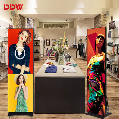 Schermo a specchio LED per pubblicità video digitale Schermo portatile ultra sottile per interni P1.75 P2 P2.5