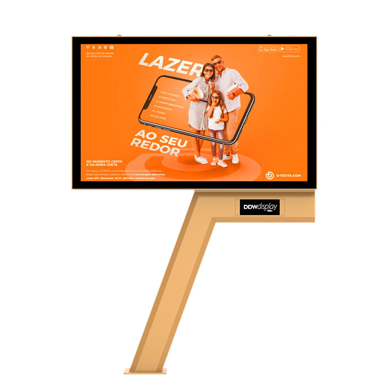Display digitale facile da installare 8000nits IP65 P6 6mm pixel pitch schermo a led in acciaio cartellone pubblicitario esterno