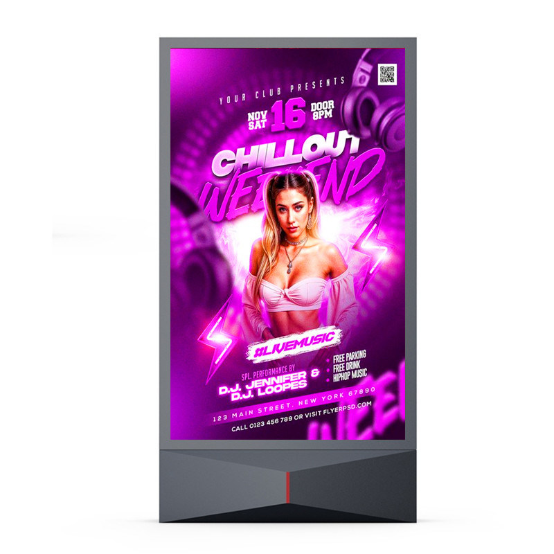 IP65 impermeabile 3840hz P4 P5 P6 P8 P10 10000nits mupi digital outdoor led signage display digital